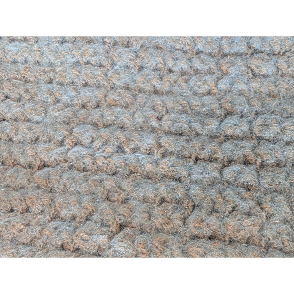Handmade Blue Chunky Knit Crochet Wool Cardigan Sweater Open Front Girls 10 12 - Picture 12 of 12